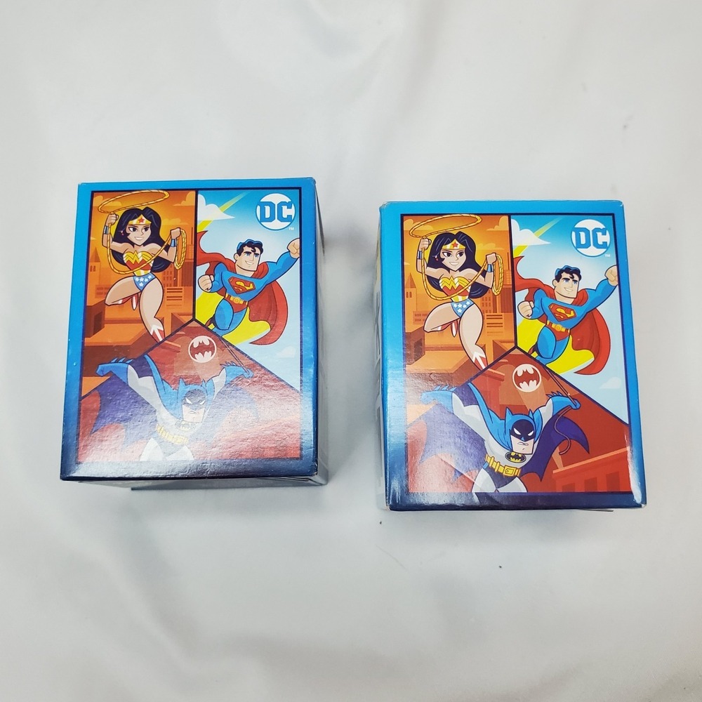 Wendy's Kids' Meal Toys 2023 DC Super Heroes Mini Figures/Muscle Men 2 And 4 Lot